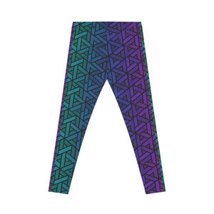 Vibrant Women’s Casual Leggings - Trending Pattern Tights - Dipaliz