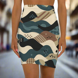 Stylish Mid-waist Pencil Skirt - Office Wear - Dipaliz - Skirts - Xs