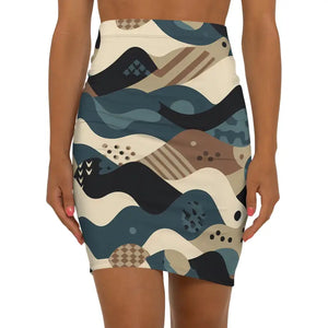 Mid-waist Pencil Skirt - Women’s Stylish Office Wear - Dipaliz - Xs / Black Stitching - Skirts