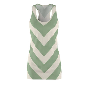 Women’s Racerback Dress – Chevron Summer Style - Dipaliz - Dresses - Xs