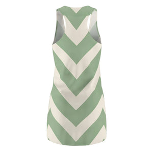 Women’s Racerback Dress – Chevron Summer Style - Dipaliz - Dresses - Xs