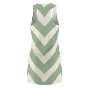 Stylish Women’s Racerback Chevron Design Summer Dress - Dipaliz - Dresses