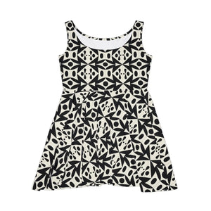Women’s Skater Dress – Unique Pattern Party - Dipaliz - Dresses - Xs