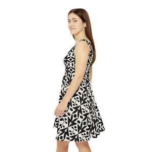 Women’s Skater Dress – Unique Pattern Party - Dipaliz - Dresses - Xs