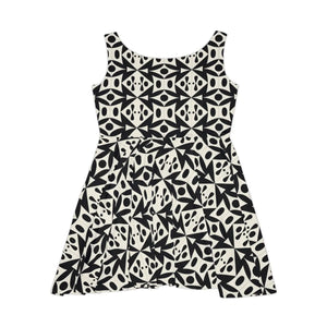 Women’s Skater Dress – Unique Pattern Party - Dipaliz - Dresses - Xs