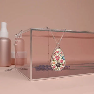 Oval Pendant Necklace - Robust Zinc Alloy Timeless Charm - Dipaliz - one Size / Silver - Necklaces