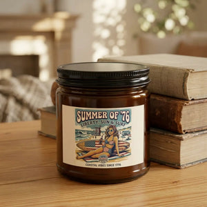Coastal Vintage Soy Candle – 9oz Glass Jar - Dipaliz - Candles