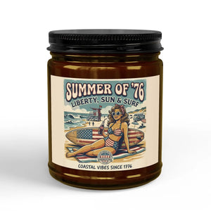 Coastal Vintage Soy Candle – 9oz Glass Jar - Dipaliz - Candles
