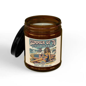 Coastal Vintage Soy Candle – 9oz Glass Jar - Dipaliz - Candles