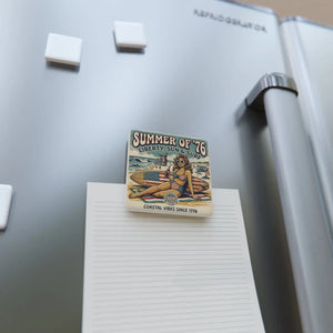 Summer of 76 Square Porcelain Magnet – Vintage - Dipaliz - Crafting Adhesives & Magnets
