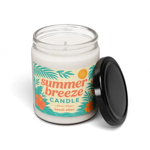 Summer Breeze Scented Soy Candle Cotton Wick - Dipaliz - Candles
