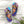 Unisex Flip Flops - Butterfly Purple Orange Rubber Sole - Dipaliz - Slippers