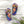 Unisex Flip Flops - Butterfly Purple Orange Rubber Sole - Dipaliz - Slippers