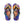 Unisex Flip Flops - Butterfly Purple Orange Rubber Sole - Dipaliz - m / Black Sole - Slippers