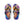 Unisex Flip Flops - Butterfly Purple Orange Rubber Sole - Dipaliz - s / Black Sole - Slippers