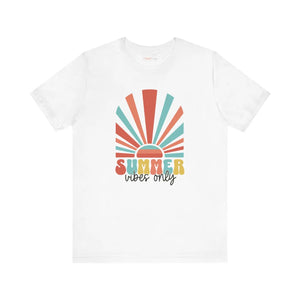 Soft Unisex Cotton Tee - Summer Vibes Only - Dipaliz - T-shirts