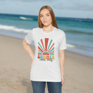 Soft Unisex Cotton Tee - Summer Vibes Only - Dipaliz - T-shirts