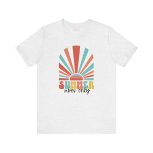 Soft Unisex Cotton Tee - Summer Vibes Only - Dipaliz - T-shirts