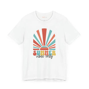 Soft Unisex Cotton Tee - Summer Vibes Only - Dipaliz - T-shirts