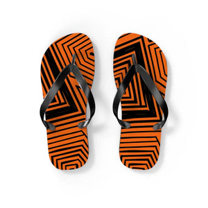 Summer Vibes Striped Pattern Flip Flops - Comfort Style - Dipaliz - Slippers