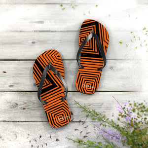 Summer Vibes Striped Pattern Flip Flops - Comfort Style - Dipaliz - Slippers