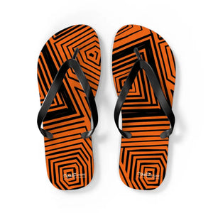 Summer Vibes Striped Pattern Flip Flops - Comfort Style - Dipaliz - Slippers