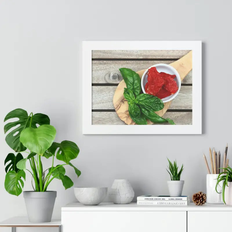 Elevate your Space with our Sun Dried Tomatoes Framed Poster