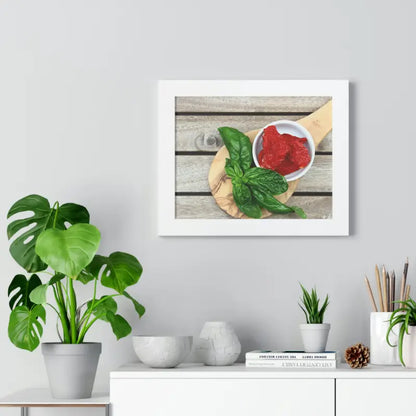 Elevate your Space with our Sun Dried Tomatoes Framed Poster