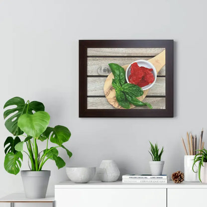 Elevate your Space with our Sun Dried Tomatoes Framed Poster