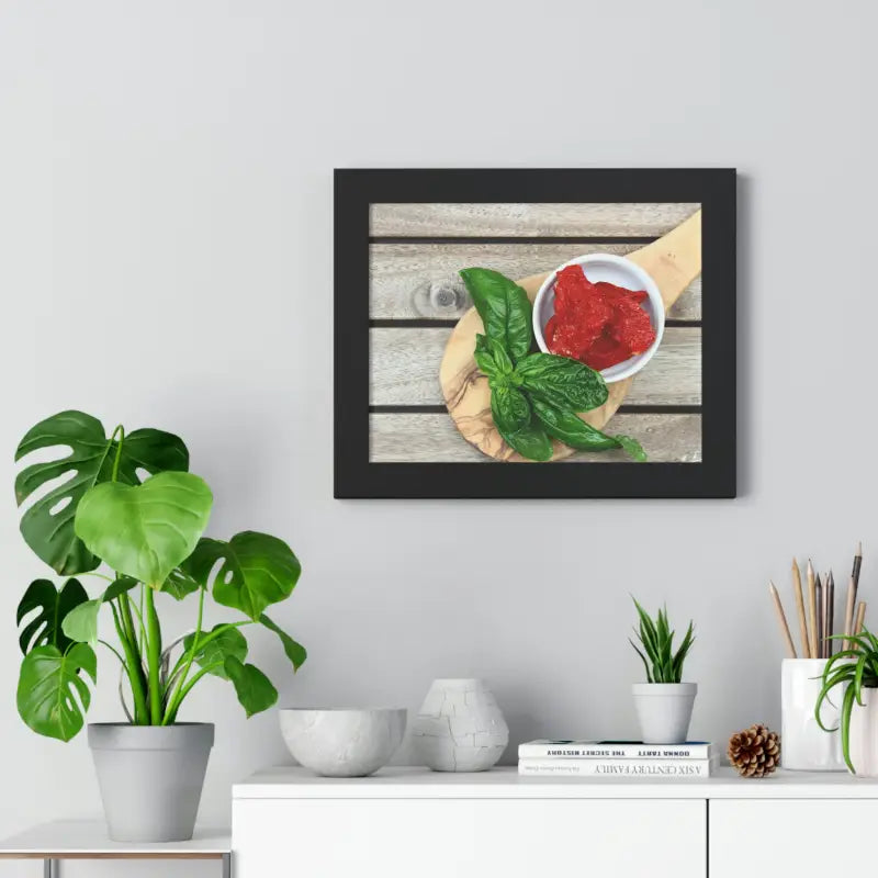 Elevate your Space with our Sun Dried Tomatoes Framed Poster