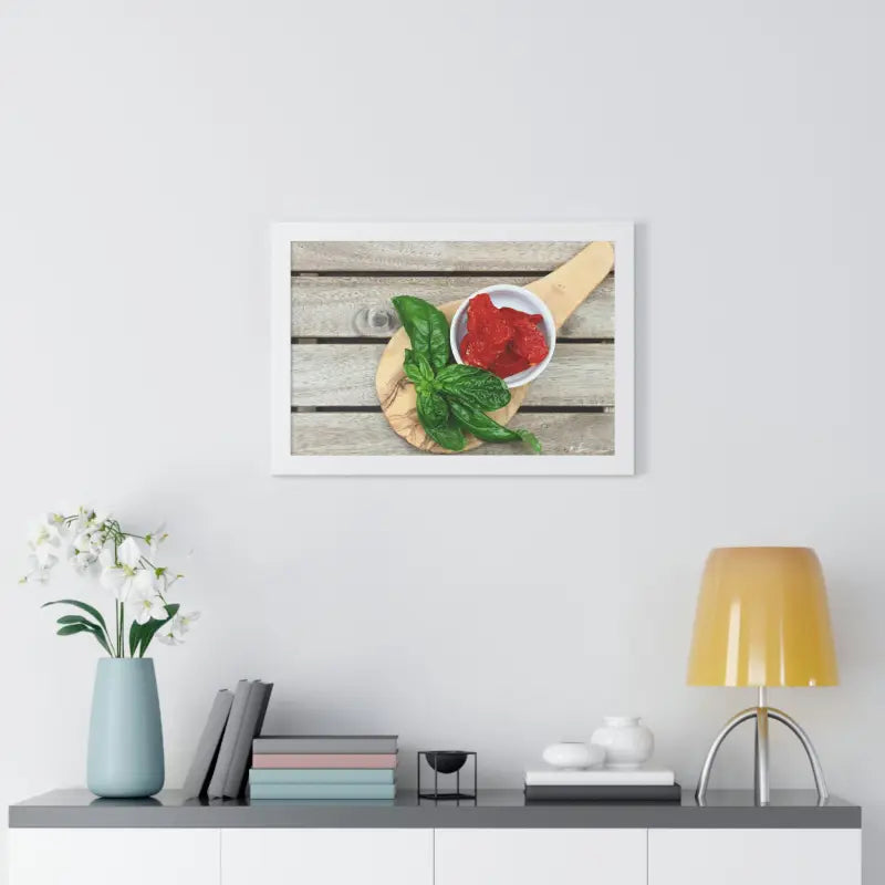 Elevate your Space with our Sun Dried Tomatoes Framed Poster