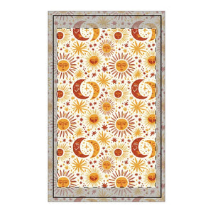 Sun Moon Sheer Curtain Panel - Boho Celestial Drapes - Dipaliz - 50’’ × 84’’ / Curtains