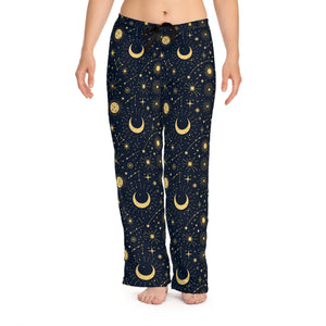 Sun Moon and Stars Women’s Pajama Pants (aop) - Pajamas