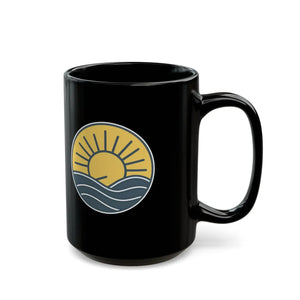 Ultimate Sea Black Ceramic Mug - Elegant Daily Ritual - Dipaliz