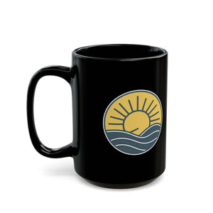 Ultimate Sea Black Ceramic Mug - Elegant Daily Ritual - Dipaliz