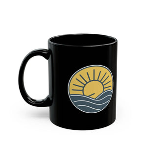 Ultimate Sea Black Ceramic Mug - Elegant Daily Ritual - Dipaliz