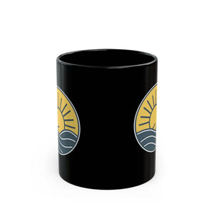 Ultimate Sea Black Ceramic Mug - Elegant Daily Ritual - Dipaliz