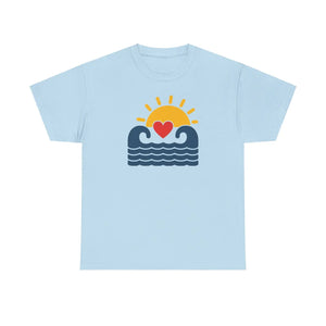 Ride the Waves Heavy Cotton Tee - Unisex Comfort - Dipaliz - T-shirts