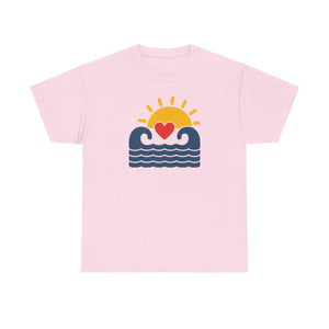 Ride the Waves Heavy Cotton Tee - Unisex Comfort - Dipaliz - T-shirts