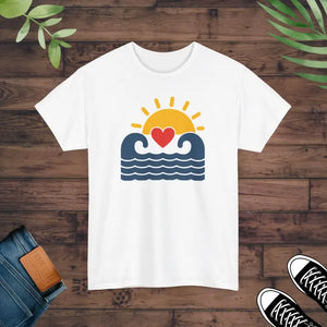 Unisex Heavy Cotton Tee - Ultimate Comfort Style - Dipaliz - White / s - T-shirts