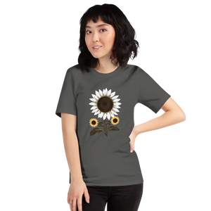 Unisex t Shirt Sunflower Dream Eco Fashion Tee - Dipaliz - Asphalt / s - T-shirts