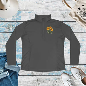 Ladies Quarter-zip Pullover - Cozy Comfort Style - Dipaliz - Iron Grey / Xs - Sweatshirts