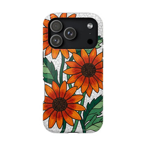 Sunflower Mosaic Magnetic Impact-resistant Phone Case - Mobile Cases