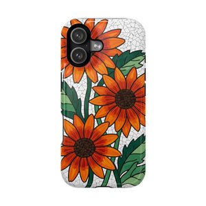Sunflower Mosaic Magnetic Impact-resistant Phone Case - Mobile Cases