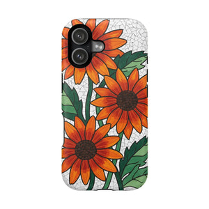 Sunflower Mosaic Magnetic Impact-resistant Phone Case - Mobile Cases