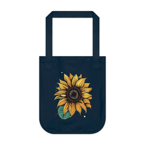 Sunflower Canvas Tote Bag - Organic Cotton - Dipaliz - Bags
