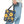 Sunflower Pattern Tote Bag - Navy Floral Canvas - Dipaliz - Bags