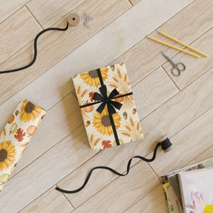 Fine Art Paper Sunflower Wrapping Satin Sheen - Dipaliz