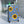 Bright Blue Floral Sunflower Suitcase - Dipaliz - Suitcases