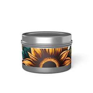 Sunflower Tin Candles – Eco-friendly Gifts - Dipaliz